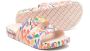 Bobo Choses Confetti Freedom slippers met abstracte print Roze - Thumbnail 2