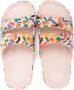 Bobo Choses Confetti Freedom slippers met abstracte print Roze - Thumbnail 3