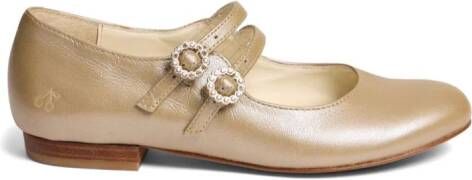 Bonpoint Ballerina's met metallic-effect Goud