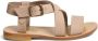 Bonpoint Caina leren sandalen Beige - Thumbnail 2