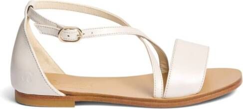 Bonpoint Fia leren sandalen Wit