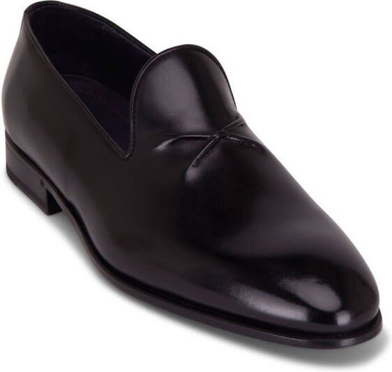 Bontoni Leren loafers Zwart