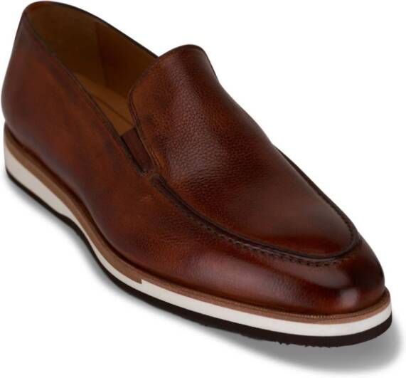 Bontoni Leren loafers Bruin