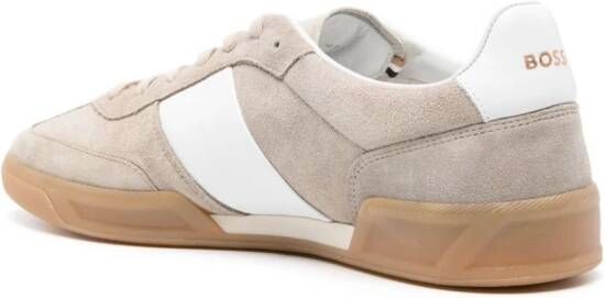 BOSS Brandon suède sneakers Beige