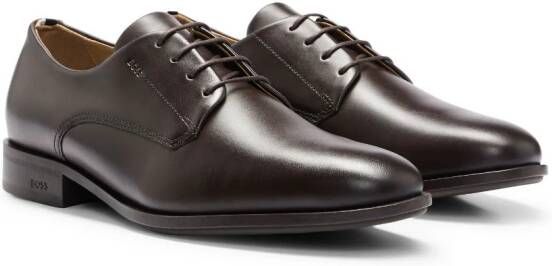 BOSS Derby schoenen met ronde neus Bruin