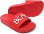 BOSS Kidswear Rubberen slippers Rood - Thumbnail 2