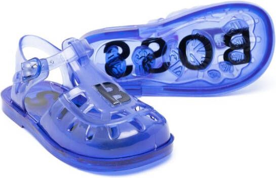 BOSS Kidswear Jelly sandalen Blauw
