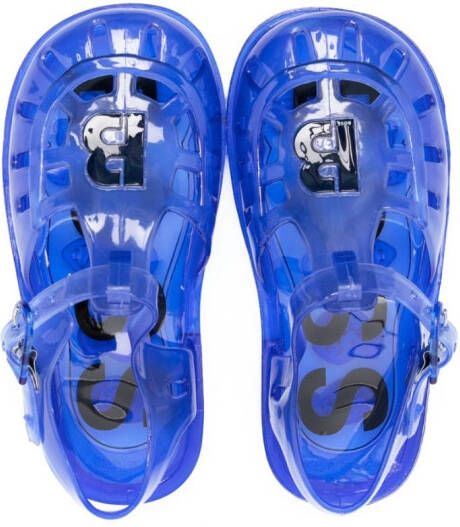 BOSS Kidswear Jelly sandalen Blauw