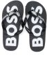 BOSS Kidswear Teenslippers met logoprint Zwart - Thumbnail 3