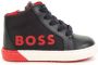 BOSS Kidswear Sneakers met logoprint Blauw - Thumbnail 2