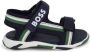 BOSS Kidswear Sandalen met logoprint Blauw - Thumbnail 2