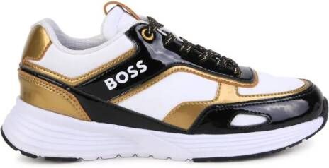 BOSS Kidswear Low-top sneakers Wit