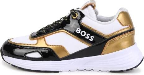BOSS Kidswear Low-top sneakers Wit