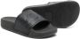 Boss Aqua Slides J29305 09B voor een Zwart Slippers - Thumbnail 4