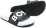BOSS Kidswear Slippers met logoprint Zwart - Thumbnail 2