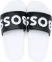 BOSS Kidswear Slippers met logoprint Zwart - Thumbnail 3