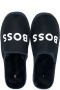 Boss Logo Slippers J29312-849 voor een Marineblauw Pantoffels - Thumbnail 9