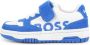 BOSS Kidswear Sneakers met logo-reliëf Blauw - Thumbnail 2