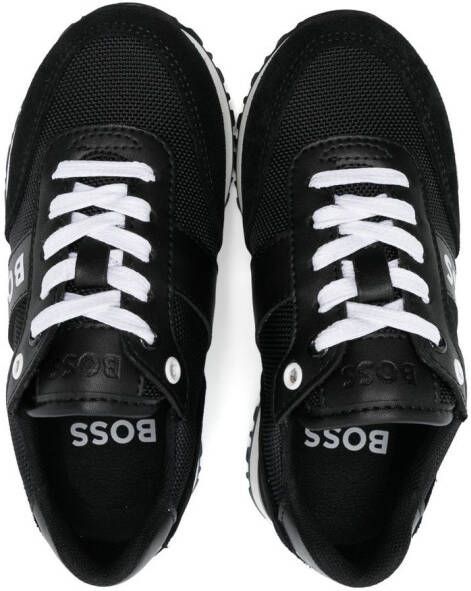 BOSS Kidswear Low-top sneakers Zwart