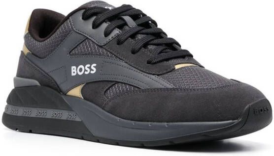 BOSS Sneakers verfraaid met logo Grijs
