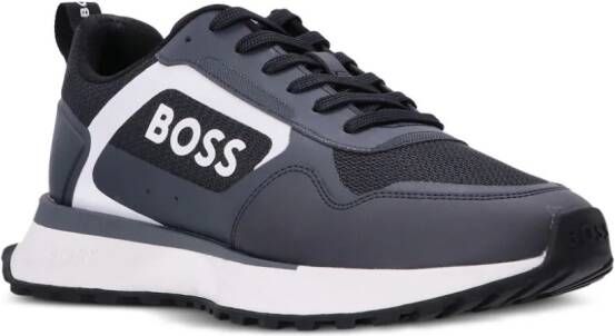 BOSS Sneakers met logoprint Blauw