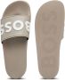 BOSS Slippers met logo-reliëf Beige - Thumbnail 4