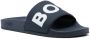 BOSS Slippers met logoprint Blauw - Thumbnail 2