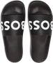 BOSS Slippers met logoprint Zwart - Thumbnail 4