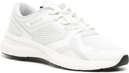 BOSS Sneakers met logoprint Wit