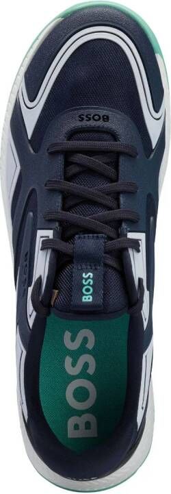 BOSS Titanium low-top sneakers Blauw