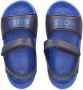BOSS Sandalen met klittenband Blauw - Thumbnail 4