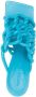 Bottega Veneta 100mm gedraaide geweven leren sandalen Blauw - Thumbnail 4