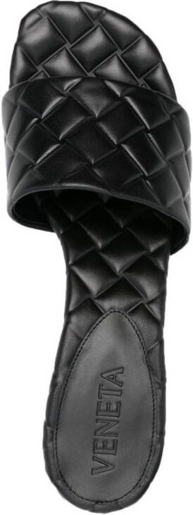 Bottega Veneta Amy 50mm leather mules Zwart
