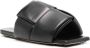 Bottega Veneta interwoven leather flat sandals Zwart - Thumbnail 2