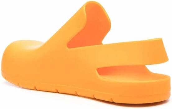 Bottega Veneta Puddle rubberen sandalen Oranje