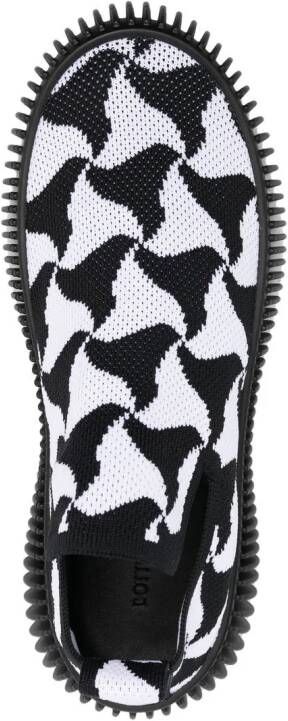Bottega Veneta Sneakers met geometrisch patroon Zwart