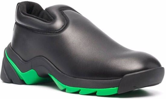 Bottega Veneta Sneakers met geribbelde zool Zwart