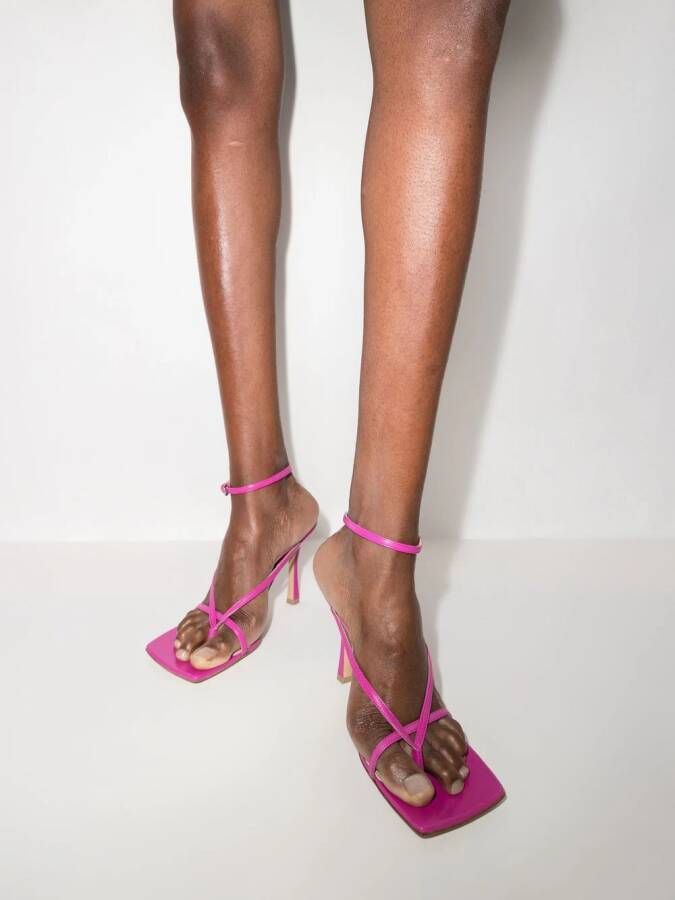 Bottega Veneta Stretch sandalen Roze