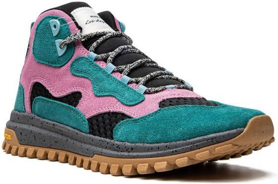 BRAND BLACK Santa Monica high-top sneakers Groen