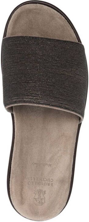 Brunello Cucinelli Chunky sandalen Grijs