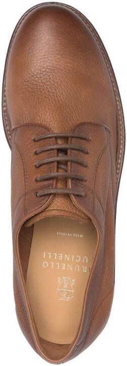 Brunello Cucinelli Derby veterschoenen Bruin