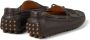 Brunello Cucinelli Driver leren loafers Bruin - Thumbnail 3