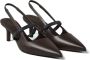 Brunello Cucinelli Leren pumps Bruin - Thumbnail 2