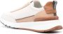 Brunello Cucinelli Leren sneakers met geborduurd logo Beige - Thumbnail 3