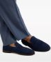 Brunello Cucinelli Geweven suède loafers Blauw - Thumbnail 5