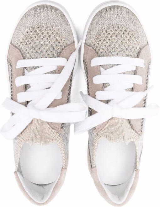 Brunello Cucinelli Kids Low-top sneakers Beige