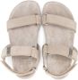 Brunello Cucinelli Kids Suède sandalen met monili details Beige - Thumbnail 3