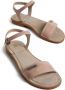 Brunello Cucinelli Kids Leren sandalen met monili detail Roze - Thumbnail 4