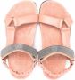 Brunello Cucinelli Kids Sandalen met klittenband Roze - Thumbnail 3