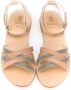 Brunello Cucinelli Kids Sandalen met open neus Beige - Thumbnail 3